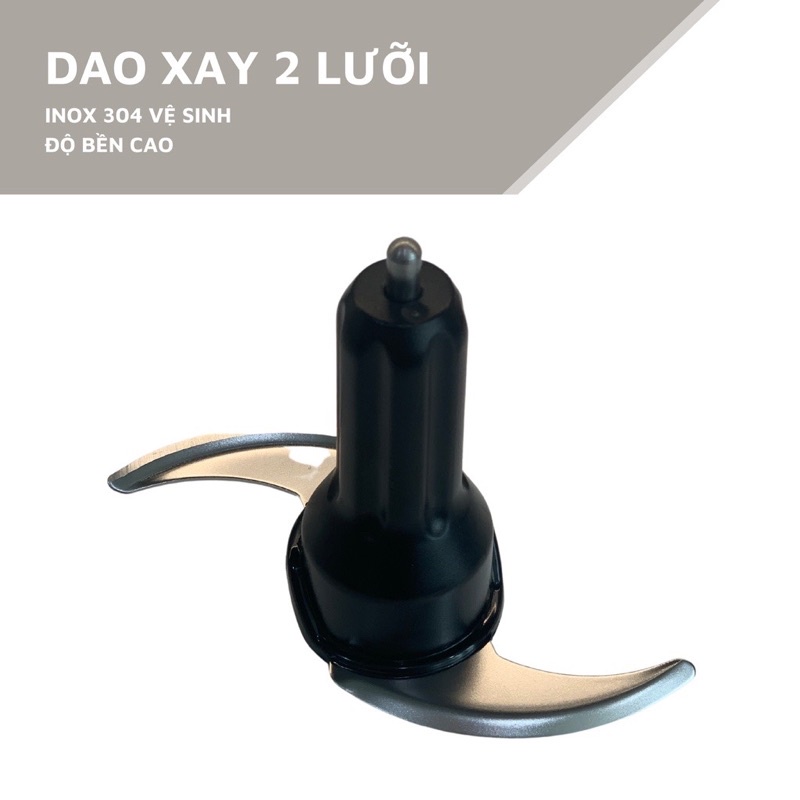 Máy xay thịt, máy xay đa năng Lebenlang công suất 400W, dung tích cối xay 500ml, bảo hành 2 năm - LBMF8906