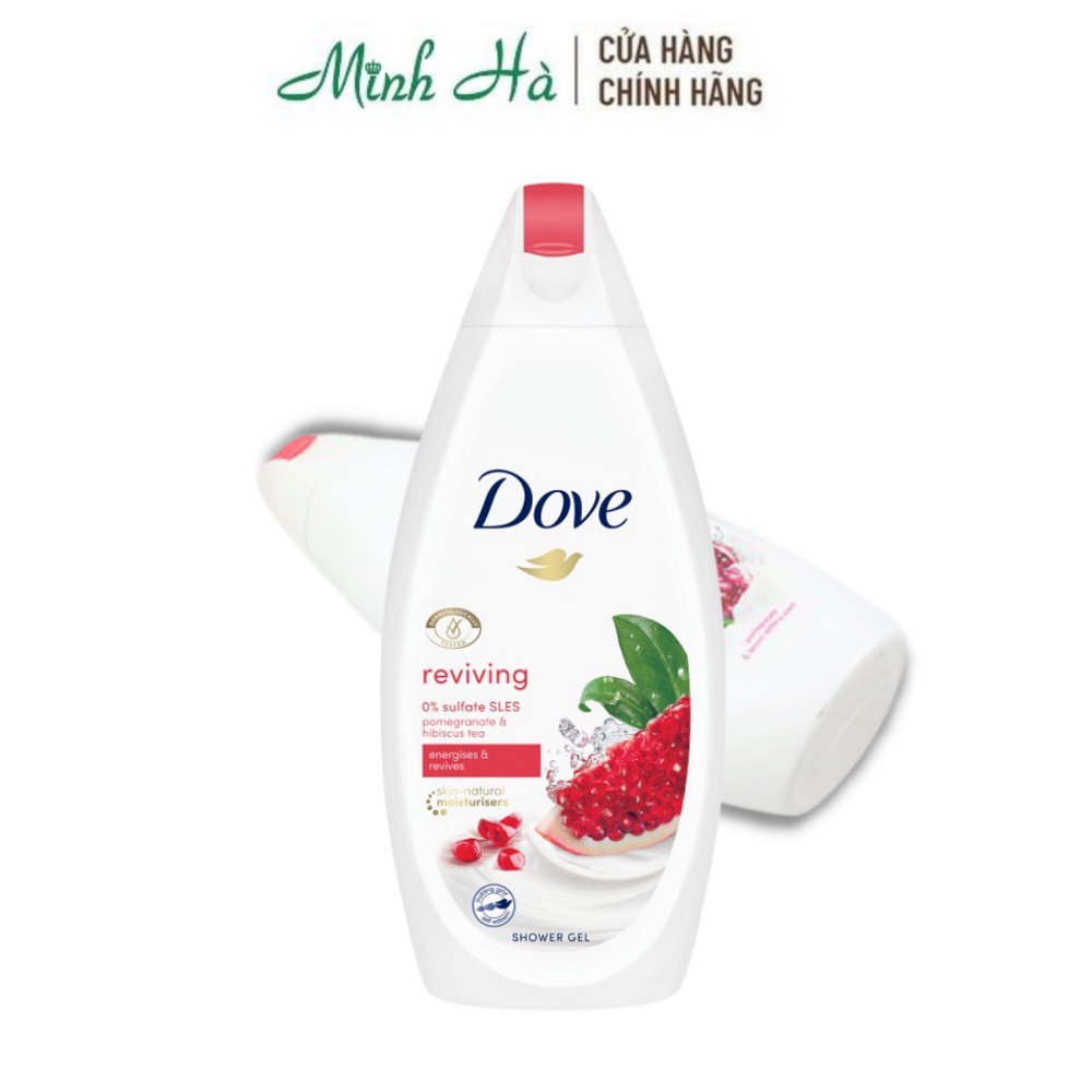 Sữa tắm dove 500ml giúp làm sạch, dưỡng ẩm và nuôi dưỡng làn da từ bên trong thích hợp cho mọi loại da