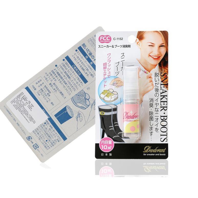 Chai xịt khử mùi giày mini⚡𝗙𝗥𝗘𝗘 𝗦𝗛𝗜𝗣 ⚡Chất lượng số 1 Nhật Bản