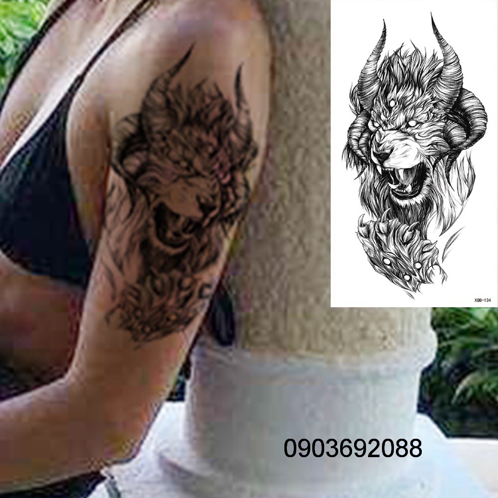 [HCM] Hình xăm dán - tattoo sticker 12 x 21cm