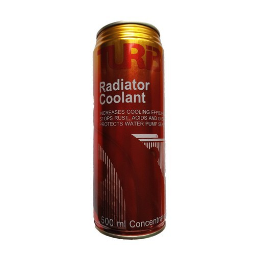 Nước làm mát xe máy, ô tô màu đỏ Turbo Radiator Coolant 500ml