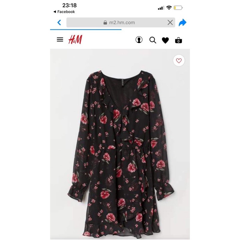 Váy hoa hm chính hãng còn 2 màu