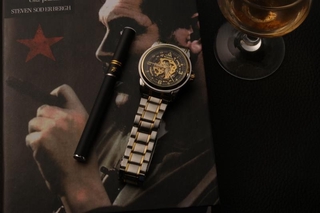 Đồng hồ cơ nam lộ máy Automatic cao cấp WOERDA
