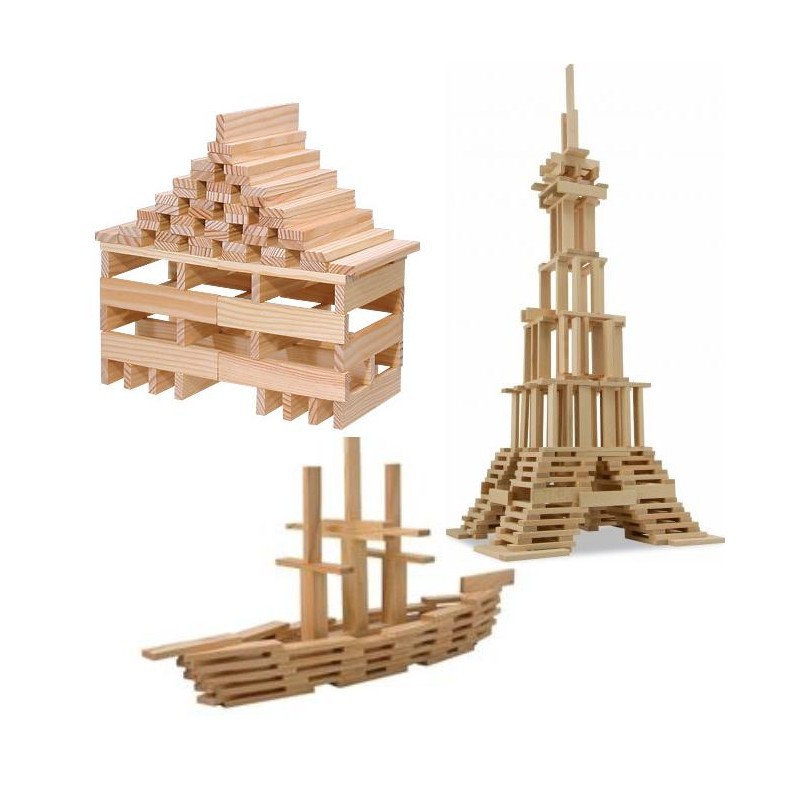 Xếp hình gỗ gồm 100 miếng gỗ mộc cực kỳ sáng tạo công ty Nam Hoa xuất khẩu châu Âu