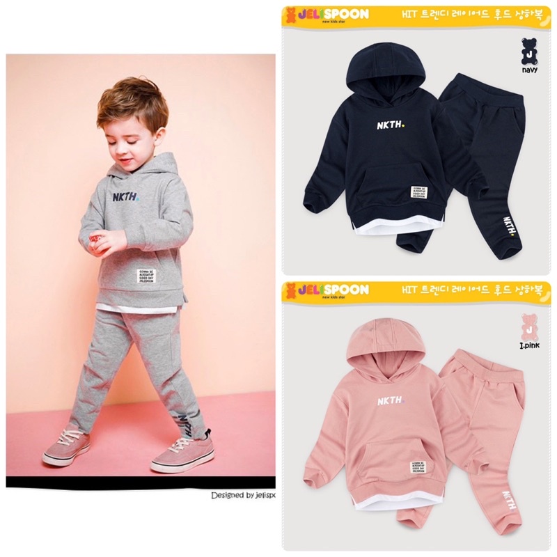 Bộ Jelispoon thể thao có mũ