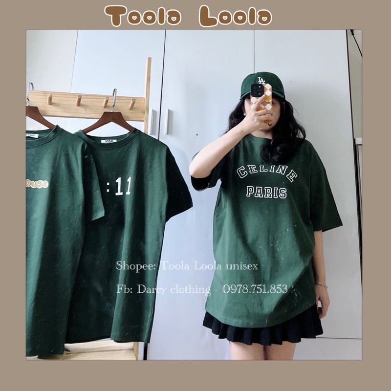 Áo Phông 3158 Màu Xanh Lá Đậm