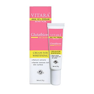 Kem Dưỡng Trắng Da Vitara  AHA10% Craem  With Glutathione 20g