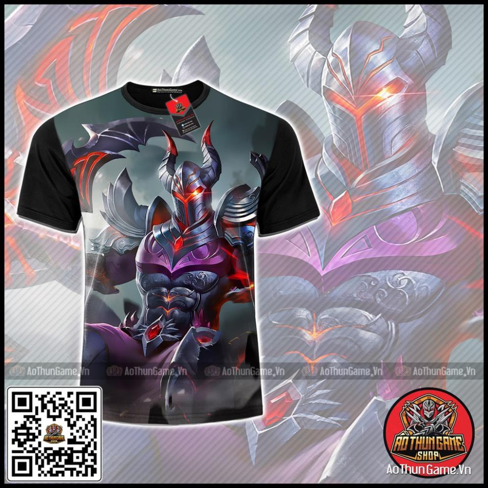 ☘️ Áo liên quân mobile Nakroth Chiến Binh Hỏa Ngục rmới (3D Đen) ☘️ (Shop AoThunGameVn) ྇