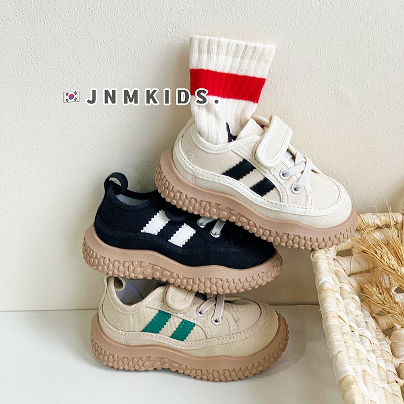 Giày Vải Canvas Mềm Mại Thoải Mái Phong Cách Hàn Quốc Cho Bé Trai