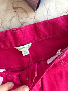 Quần jean Kaki  thun Bossini Size 160