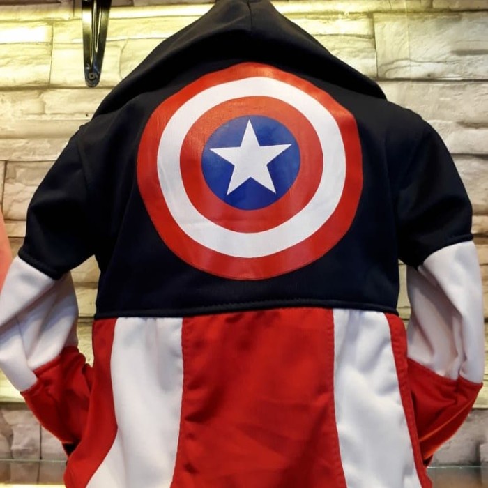 Áo Khoác Đội Trưởng Mỹ/Captain America Cho Bé Trai
