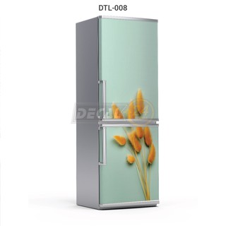 Decal dán trang trí tủ lạnh, miếng dán tủ lạnh chất liệu decal cao cấp chống thấm siêu bền chống được nước DTL-008