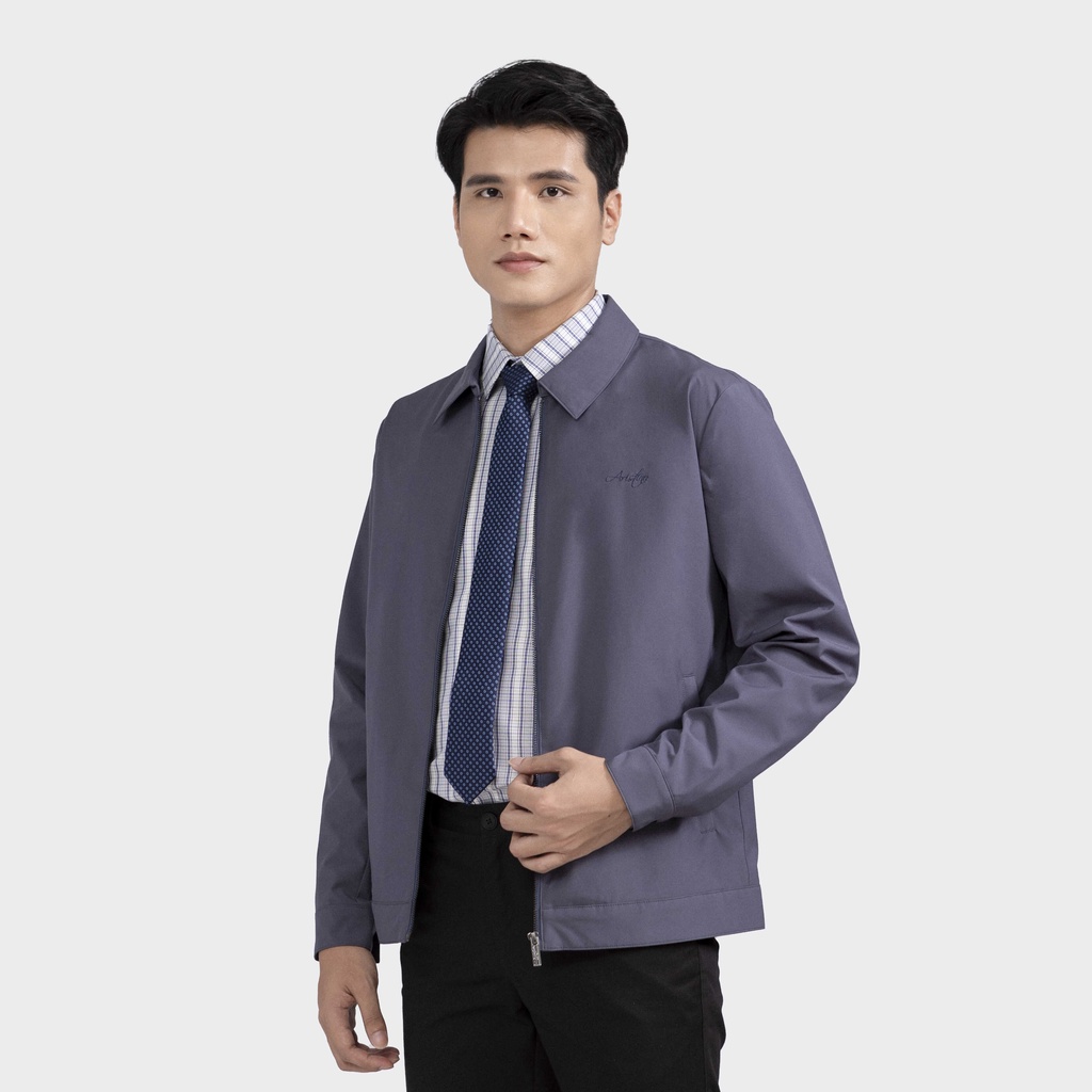 Áo khoác gió nam ARISTINO 2 lớp chống thấm tốt, cản gió, chất liệu cao cấp - AJK011W2