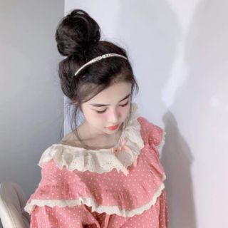 Búi tóc giả Búi phồng cao
