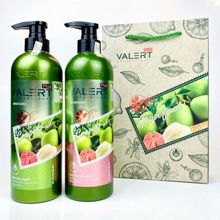 Bộ dầu gội xả bưởi Valert Grapefruit siêu mượt ngăn rụng mọc tóc 850mlx2