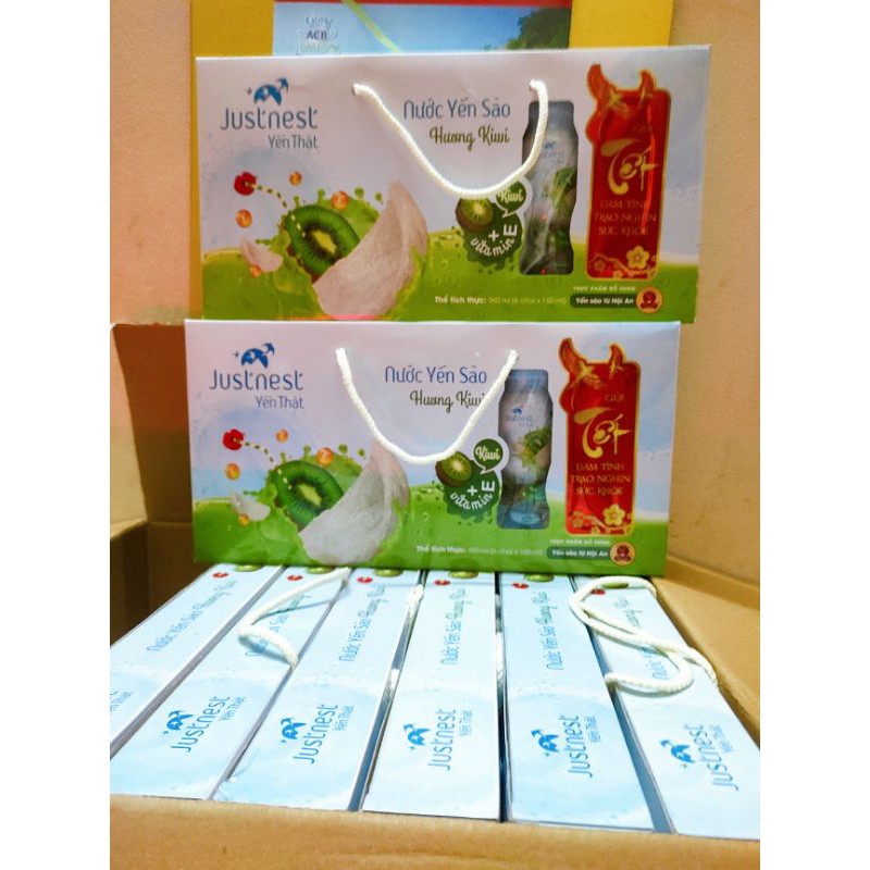 NƯỚC YẾN THẬT JUSTNEST HỘP 6 CHAI (kèm túi giấy ) 5.2022 | BigBuy360 - bigbuy360.vn