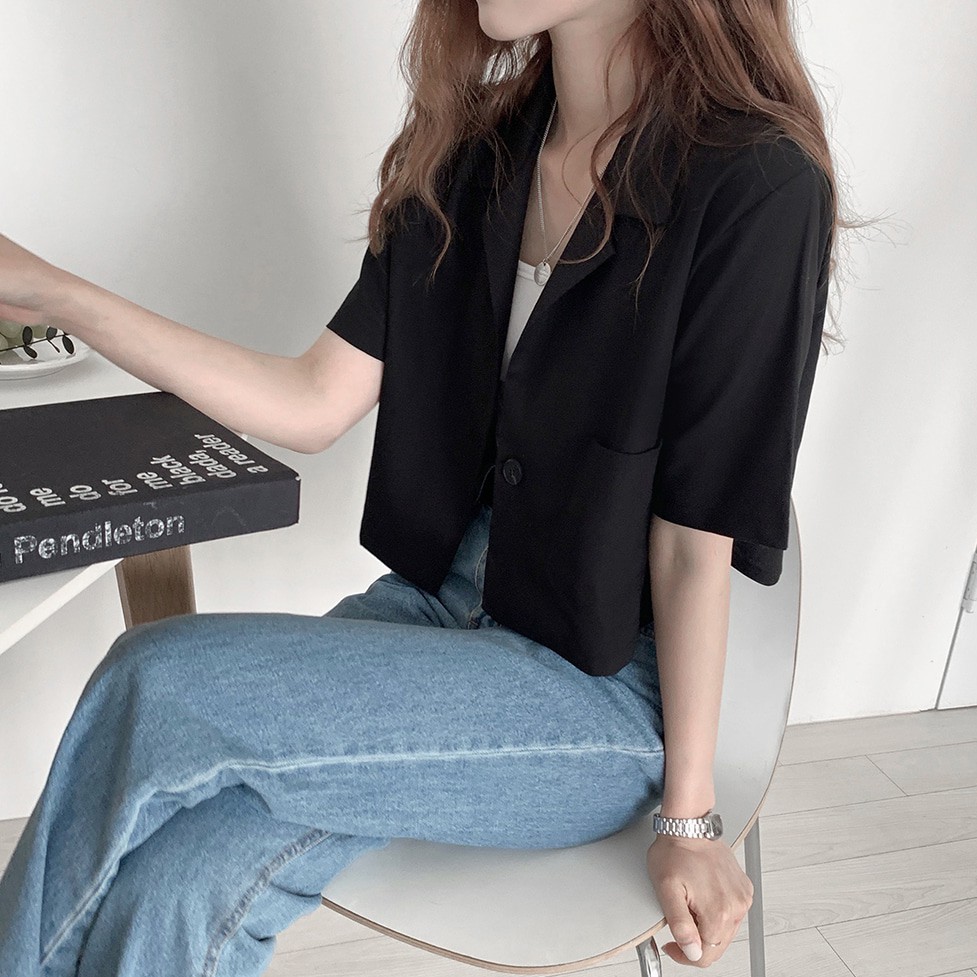 Áo khoác ngắn tay thời trang sành điệu cho nữ 43715