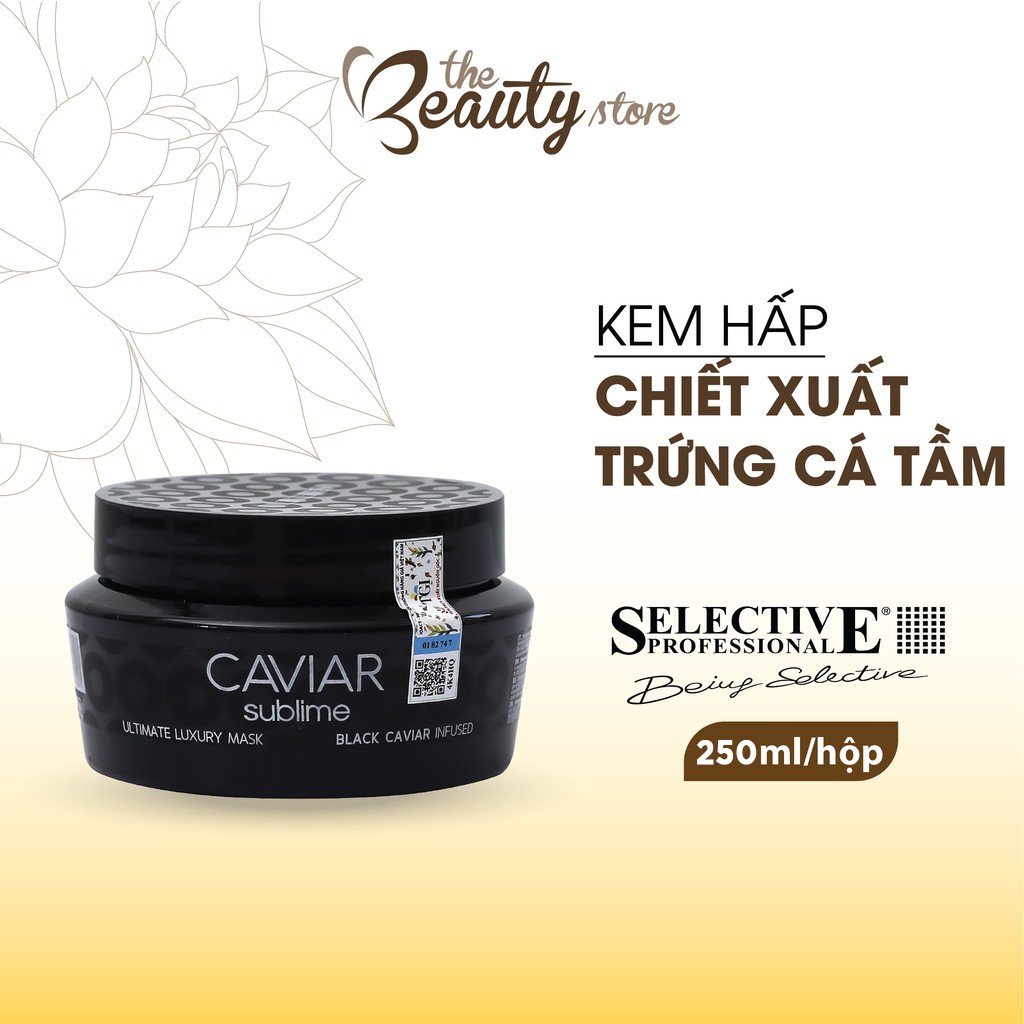 Kem Hấp Phục Hồi Tóc Yếu Caviar Sublime Chiết Xuất Từ Trứng Cá Tầm, Cung Cấp Dưỡng Chất Luxury Mask 250ml 73702