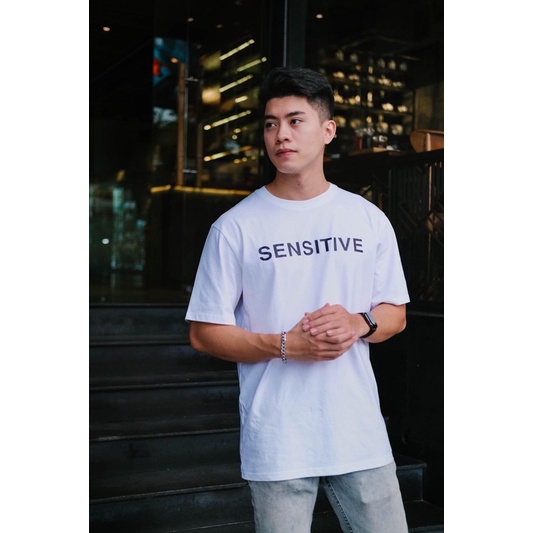 Áo Thun SENSITIVE 1SECOND Chất Liệu Cotton 100%. Kiểu Dáng Unisex Form Rộng | BigBuy360 - bigbuy360.vn