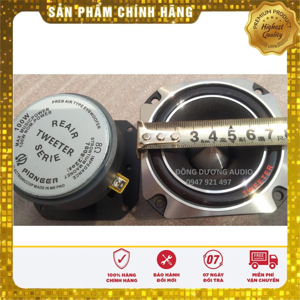 1 CỦ LOA TREBLE TITAN PIONEER MẶT VUÔNG + 1 TỤ 3,3MF 250V TỐT -ĐIỆN TÍN AUDIO