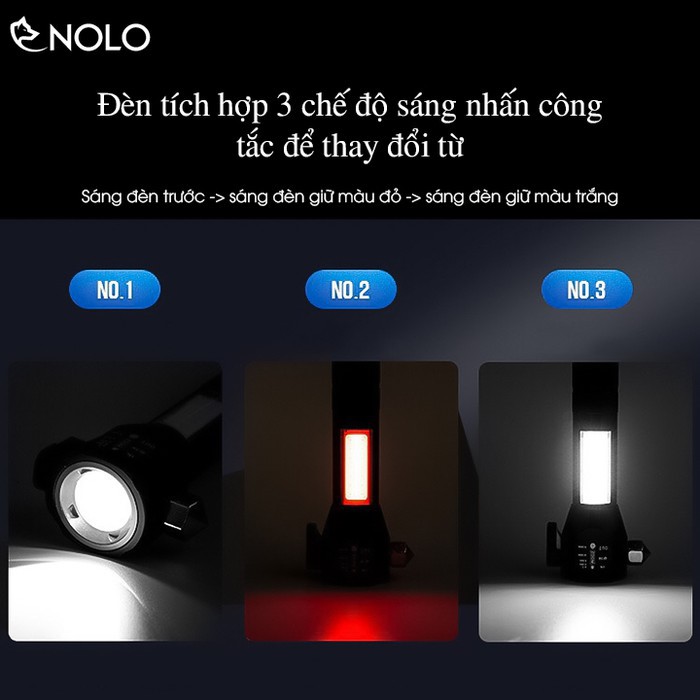 Đèn Pin Sạc Mini Cầm Tay Model T6 28 Có Zoom Xa Gần Có 3 Chế Độ Sáng Led Bán Dẫn XML T6 Và COB Vỏ Ngoài Hợp Kim