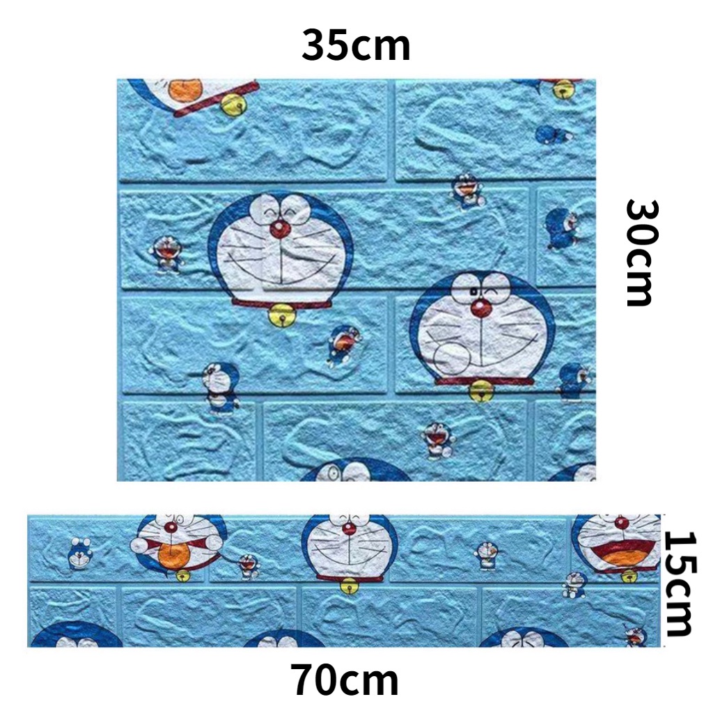 ⭐Specials⭐ Xốp dán tường trẻ em doremon và Siêu Dễ Thương 35cm x 30cm. | BigBuy360 - bigbuy360.vn