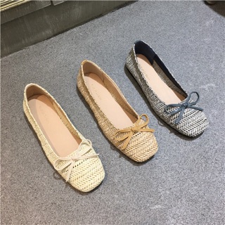 Giày cói đế bệt