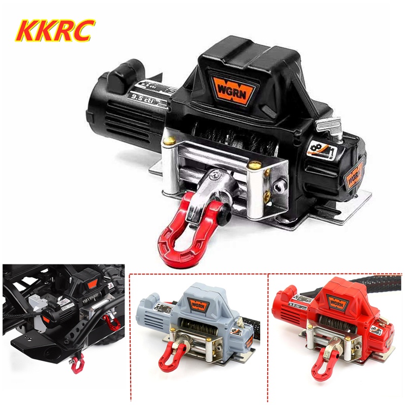 Tời Cuộn Dây Thép Cho Xe Điều Khiển Từ Xa Axial SCX10 90046 D90 Traxxas TRX4 Redcat w22 1/10