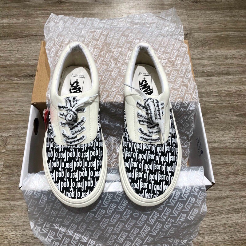 Giày van sneaker vans fog fear of god full box một một