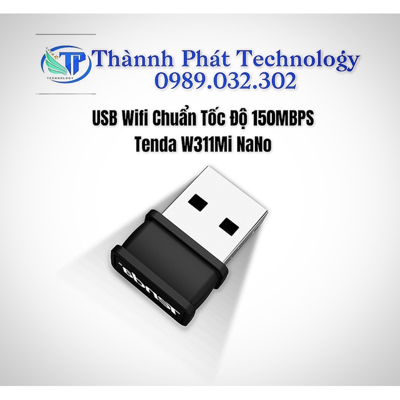 USB Wifi Chuẩn Tốc Độ 150Mbps Tenda W311Mi NaNo | BigBuy360 - bigbuy360.vn