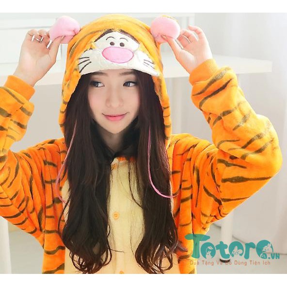 Bộ đồ liền thân Stitch xanh - Doraemon - Pikachu - Báo Hồng - Minion - Chó Pluto - Người Nhện...