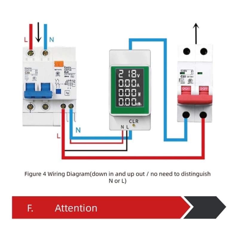 Đồng Hồ 4 Thông Số ZPEM-009 Và PZIOT-E01wifi Đo một chiều