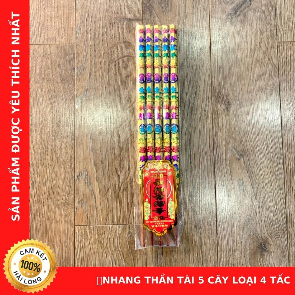 Nhang 5 Cây Ngũ Sắc Cúng Thần Tài Thổ Đất Khởi Công Khai Trương - Cửa Hàng Chú Sa Di Hoan Hỉ