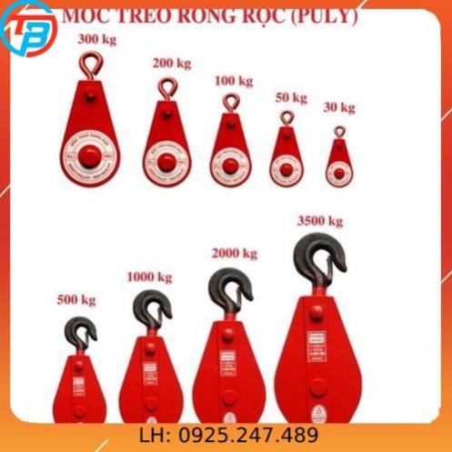 Ròng Rọc Pully 5000 kg CÁP THÉP Thái Bình VinàN