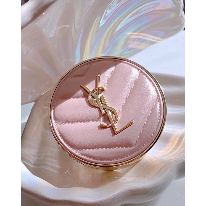 Phấn Nước Cushion YSL - 20 - BR20 Cool Ivory (tự nhiên) - Vỏ Da - Màu hồng