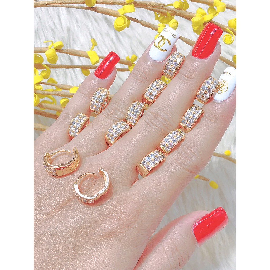 Bông tai nữ thời trang Hàn Quốc cao cấp UHA -