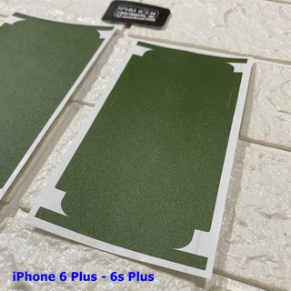 Dán Mặt Lưng Nhám Màu iPhone 6 Plus - 6s Plus