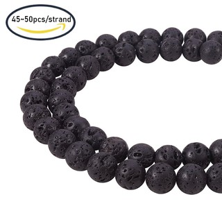 Chuỗi sợi đá núi lửa 8mm gồm 45-50 viên