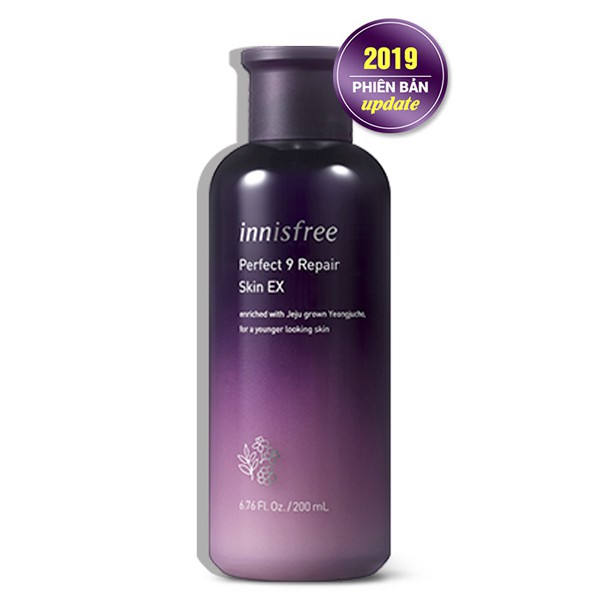 Nước Hoa Hồng 9 Tác Động Chống Lão Hóa Da Hiệu Quả Innisfree Perfect 9 Repair Skin EX 200ml