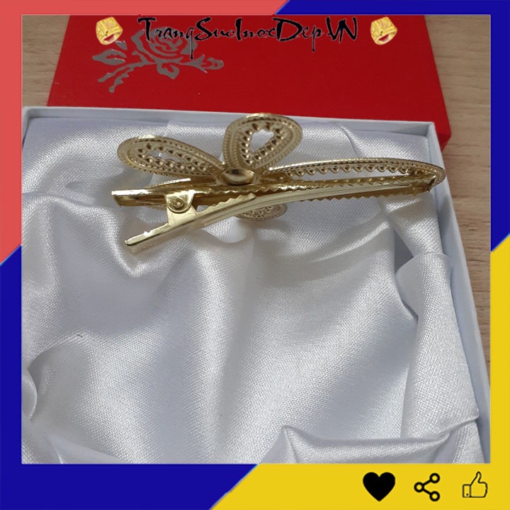 Kẹp tóc hình chiếc nơ xinh xắn dễ thương, nhiều mẫu dễ chọn