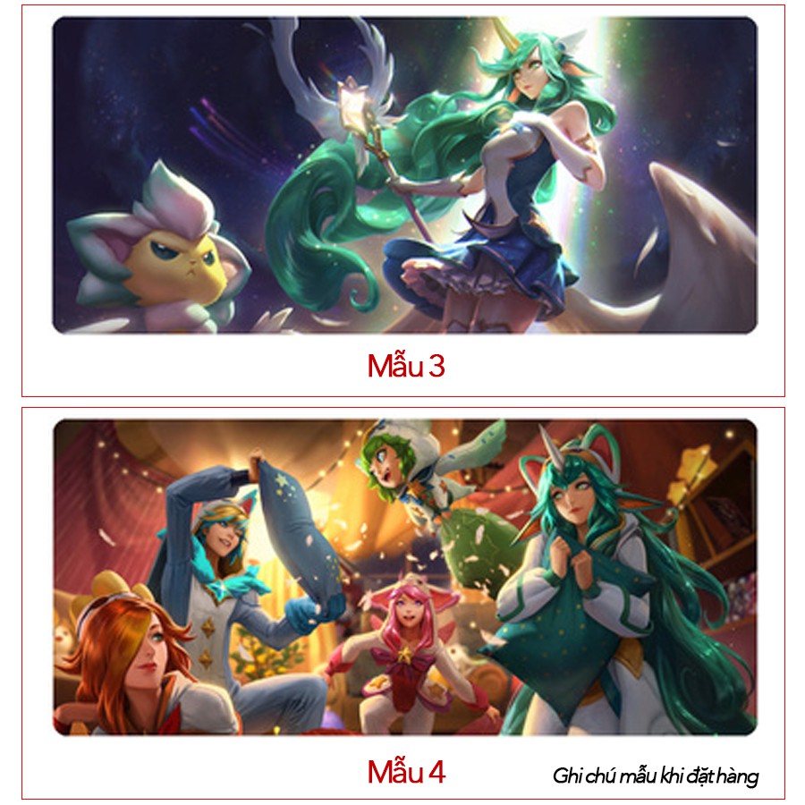 [HÀNG ORDER] LÓT CHUỘT SORAKA LOL, LÓT CHUỘT CHƠI GAMES