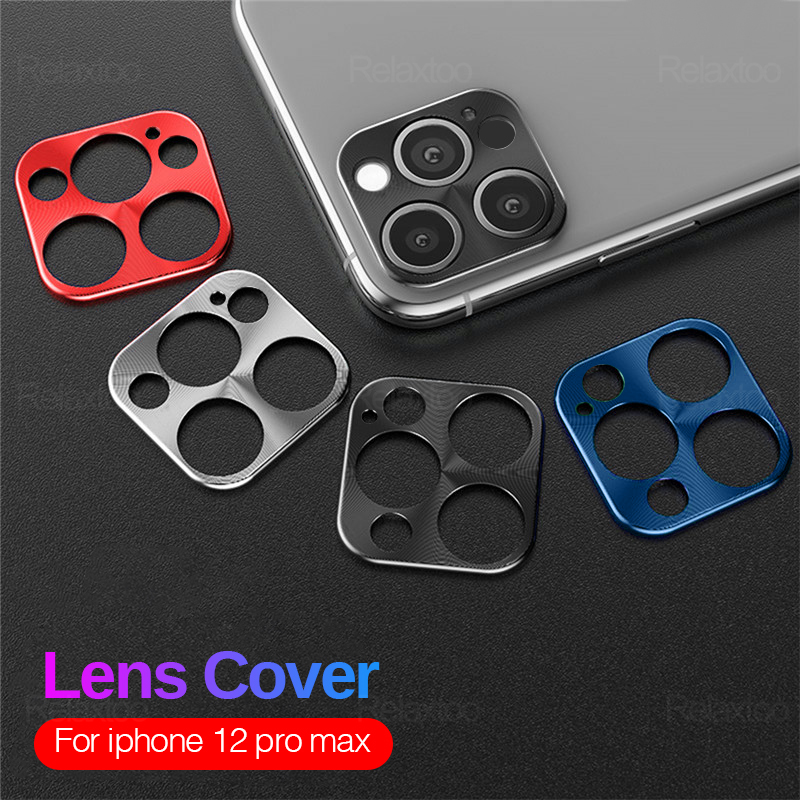 Khung viền kim loại bảo vệ camera sau cho Apple Iphone 12 Pro Max Mini | BigBuy360 - bigbuy360.vn