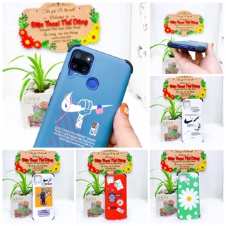 Ốp lưng Realme C25 C25s C12 C15 in hình hoa cúc cá tính