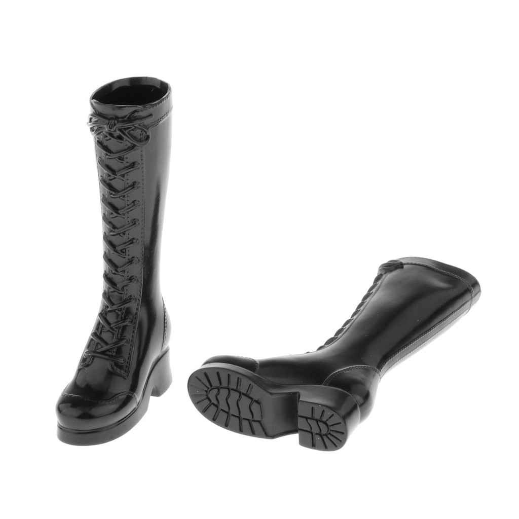 Giày Boot Cao Cổ 12 Inch Tỉ Lệ 1 / 6 Cho Mô Hình Nhân Vật Kokiya