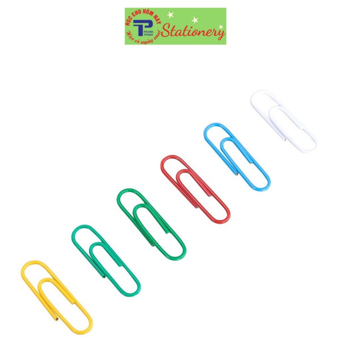 Ghim vòng màu #3 Deli, 29mm - 100 cái/hộp,E0024