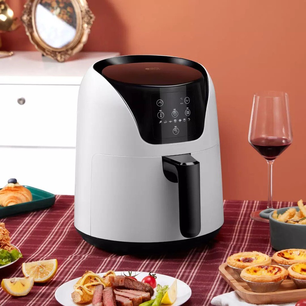 Nồi chiên không dầu thông minh Xiaomi Silencare 5L.  (Màu xanh)