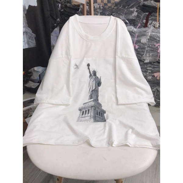 [RẺ VÔ ĐỐI]Áo Phông Tay Lỡ Unisex In Hình Tượng Nữ Thần 5D Siêu Nét, Áo Phông Form Rộng Nam Nữ (Kèm 2 Ảnh Thật Đầu Tiên)