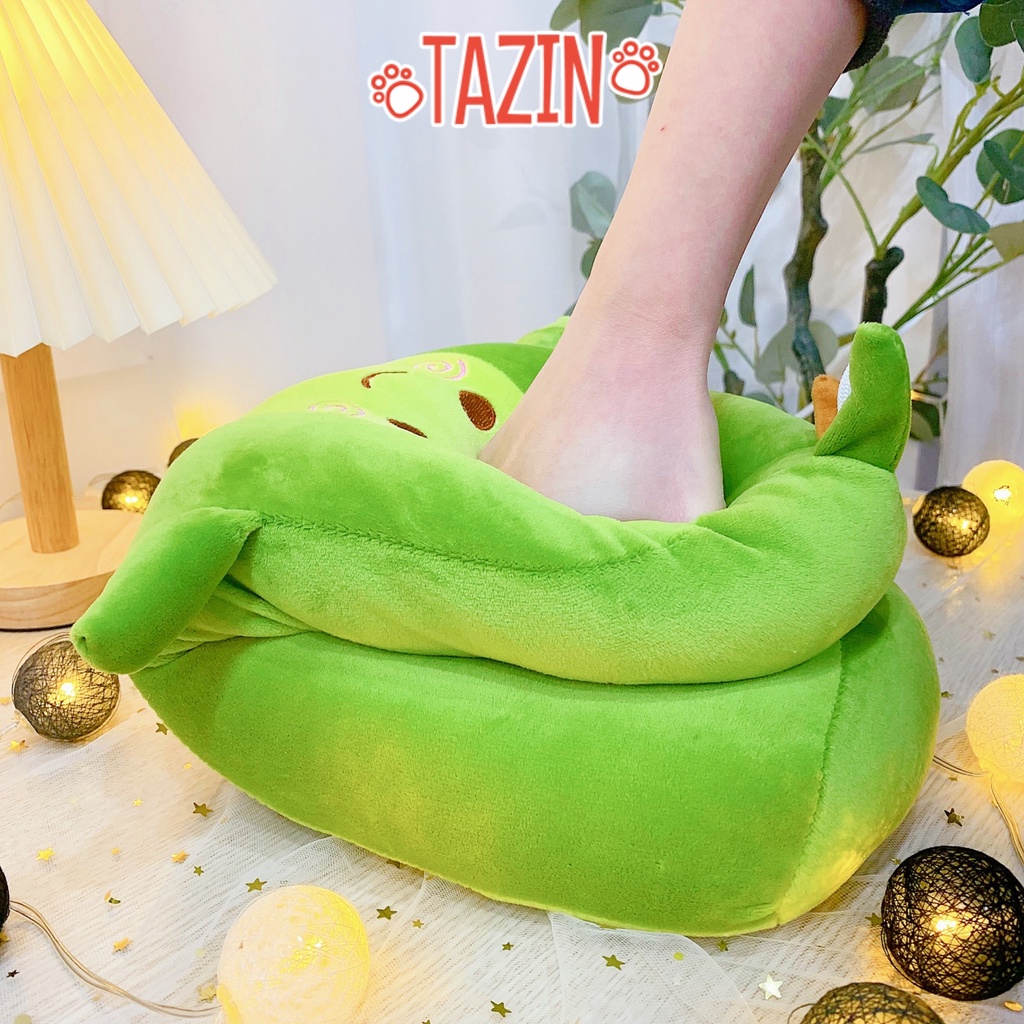 Gấu bông quả bơ cute mini cho bé, gối ôm quả bơ bông nhỏ mềm mịn cao cấp Tazin