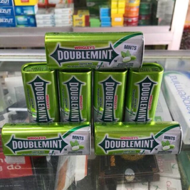 Kẹo ngậm Doublemint hộp thiếc giá tốt