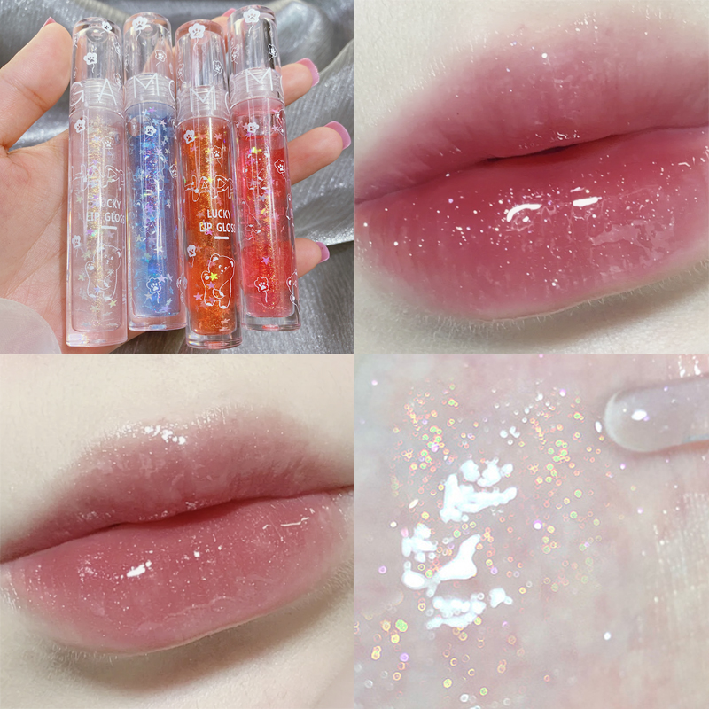 [Hàng mới về] Son Bóng Trong Suốt Giữ Ẩm Và Căng Mọng Môi